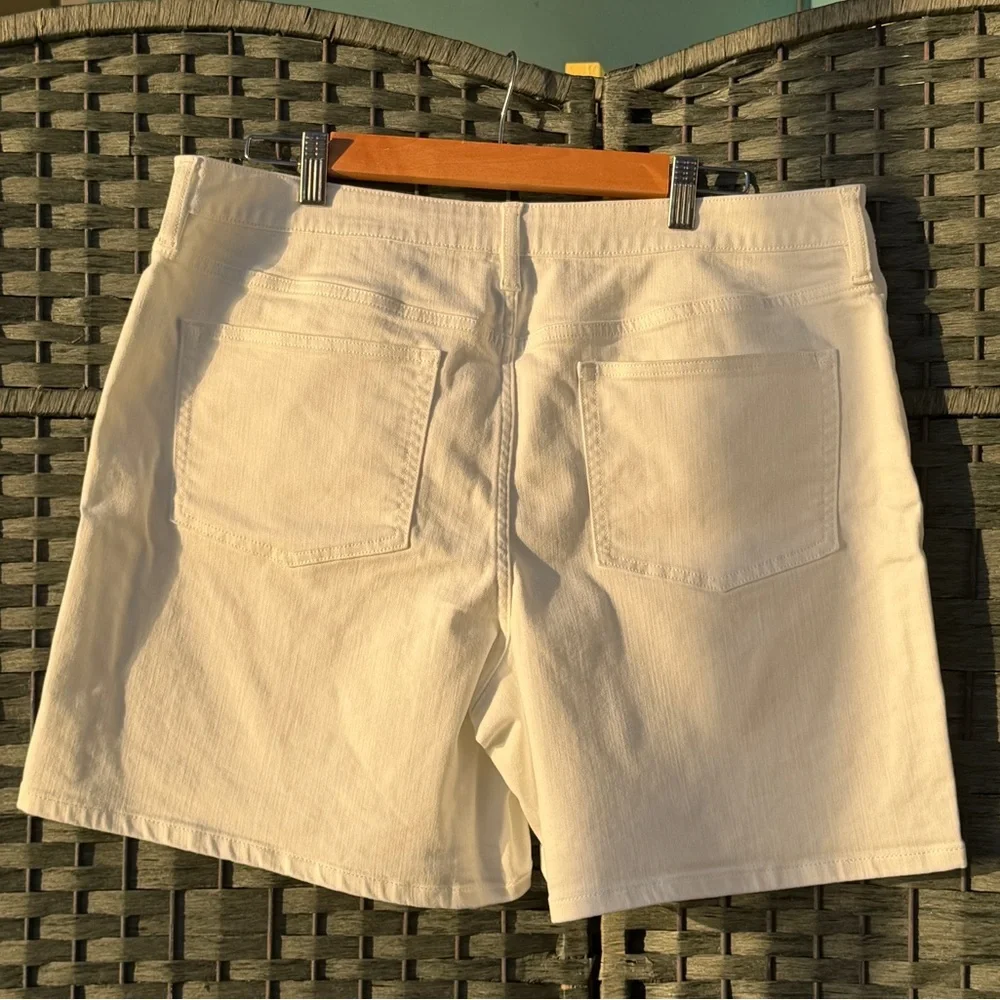 Lands' End Classic White Shorts